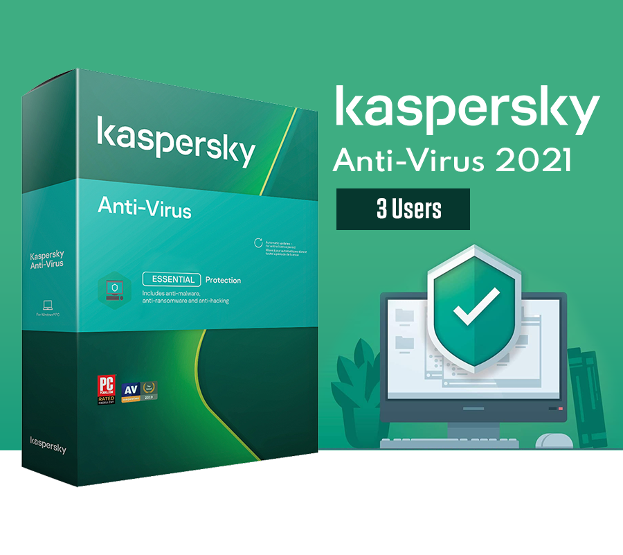 KASPERSKY ANTIVIRUS 3USER+1 USER FREE