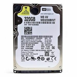 WESTERN DIGITAL INTERNAL HDD 320GB