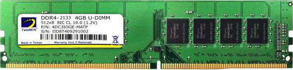 TWINMOS Ddr4 4GB RAM FOR DESKTOP