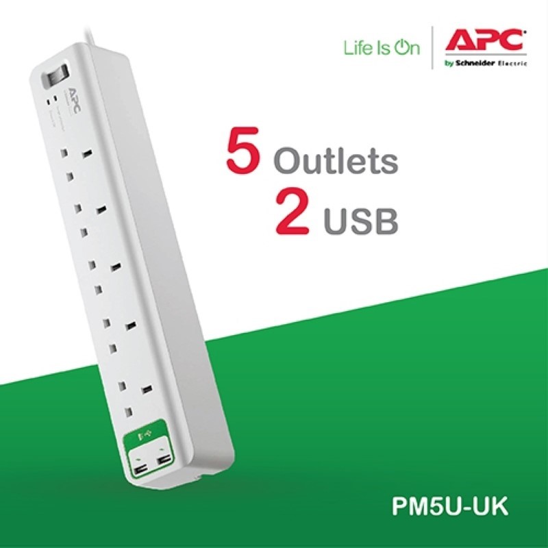 PM5U-UK APC EXTENSION CABLE SURGE ARREST 5 WAY