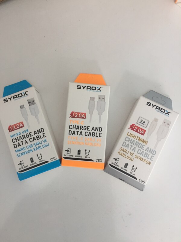 SYROX TYPE C-CHARGE AND DATA CABLE