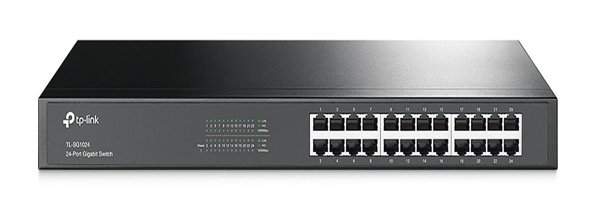 TP LINK GIGABIT SWITCH 24 PORT  RACKMOUNT TI-SG1024D