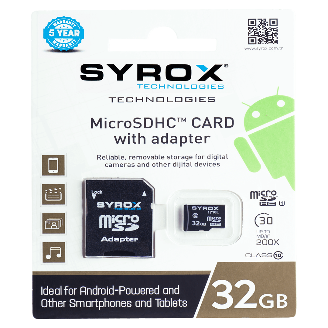 SYROX MICRO SD WITH ADAPTER 32GB MC32